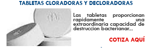 tabletas cloradoras